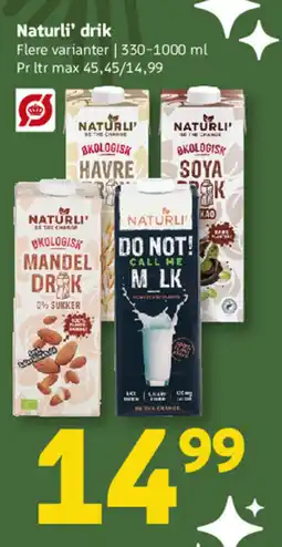 Løvbjerg Naturli' drik tilbud