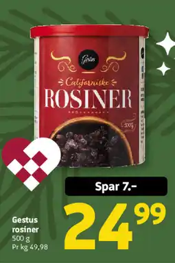 Løvbjerg Gestus rosiner tilbud