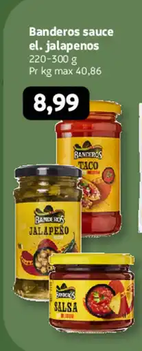 Løvbjerg Banderos sauce el. jalapenos tilbud