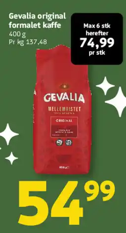 Løvbjerg Gevalia original formalet kaffe tilbud