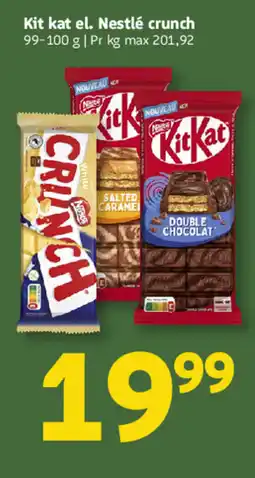 Løvbjerg Kit kat el. Nestlé crunch tilbud