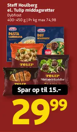 Løvbjerg Steff Houlberg el. Tulip middagsretter tilbud