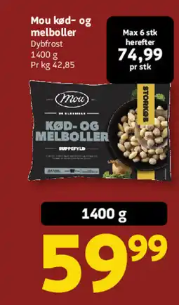 Løvbjerg Mou kød- og melboller tilbud