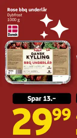 Løvbjerg Rose bbq underlår tilbud