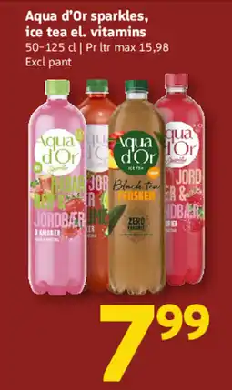 Løvbjerg Aqua d'Or sparkles, ice tea el. vitamins tilbud