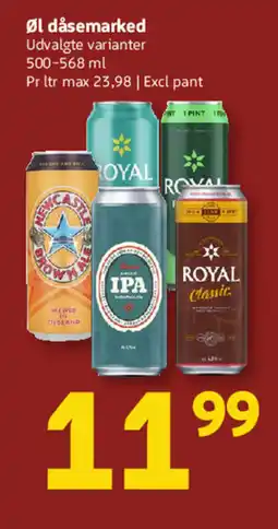 Løvbjerg Øl dåsemarked tilbud