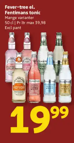 Løvbjerg Fever-tree el. Fentimans tonic tilbud