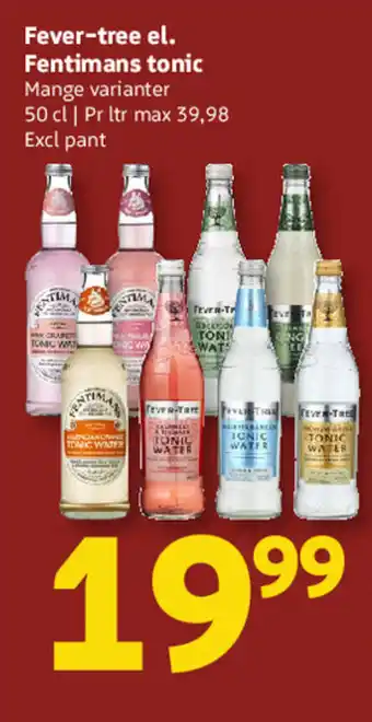 Løvbjerg Fever-tree el. Fentimans tonic tilbud