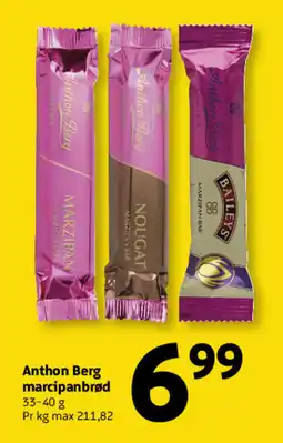 Løvbjerg Anthon Berg marcipanbrød tilbud