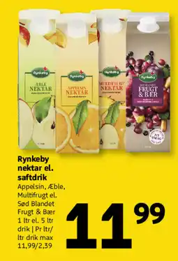 Løvbjerg Rynkeby nektar el. saftdrik tilbud