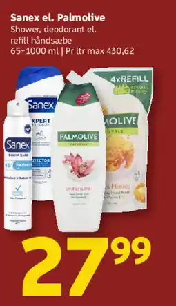 Løvbjerg Sanex el. Palmolive tilbud