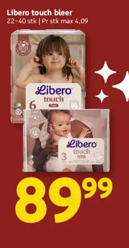 Løvbjerg Libero touch bleer tilbud