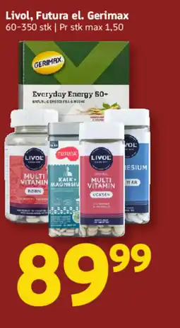 Løvbjerg Livol, Futura el. Gerimax tilbud