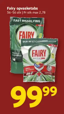 Løvbjerg Fairy opvasketabs tilbud