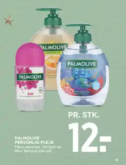 MENY PALMOLIVE Personlig pleje tilbud