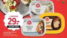MENY K-SALAT Pålægssalat eller sauce tilbud