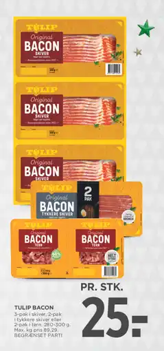 MENY TULIP Bacon tilbud