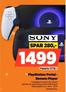Power SONY PlayStation Portal - Remote Player tilbud