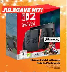 Power Nintendo Switch 2 spillekonsol Mario Kart World bundle tilbud