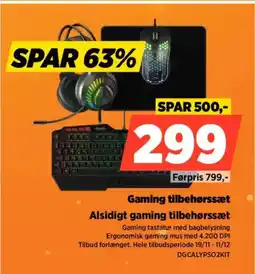 Power Gaming tilbehørssæt Alsidigt gaming tilbehørssæt tilbud