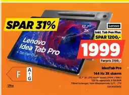 Power Lenovo IdeaTab Pro 144 Hz 3K skærm tilbud