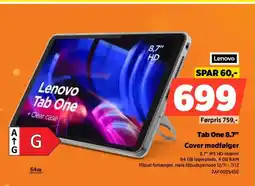 Power Lenovo Tab One 8.7" Cover medfølger tilbud