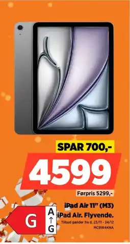 Power iPad Air 11" (M3) iPad Air. Flyvende. tilbud