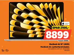 Power MacBook Air 15" (2025) MacBook Air. Lynhurtig letvægter. tilbud