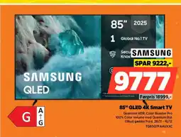 Power Samsung 85" qled 4k smart tv tilbud