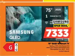Power Samsung 75" qled 4k smart tv tilbud