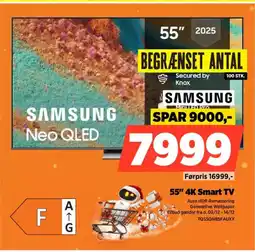Power Samsung 55" 4k smart tv tilbud
