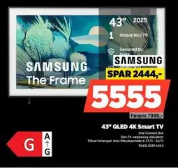 Power Samsung 43" QLED 4K Smart TV tilbud