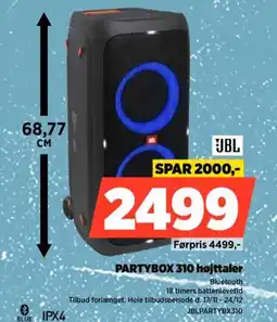 Power JBL PARTYBOX 310 højttaler tilbud