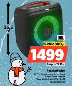 Power JBL Festhøjttaler tilbud