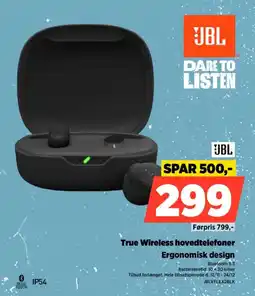 Power JBL True Wireless hovedtelefoner Ergonomisk design tilbud