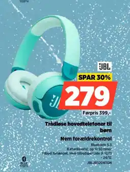 Power JBL Trådløse hovedtelefoner til børn Nem forældrekontrol tilbud