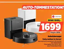 Power Roborock robotstøvsuger vælg mellem to farver! tilbud