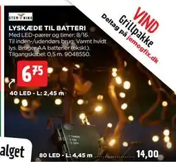 jem & fix LYSKÆDE TIL BATTERI tilbud