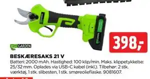jem & fix BESKÆRESAKS 21 V tilbud