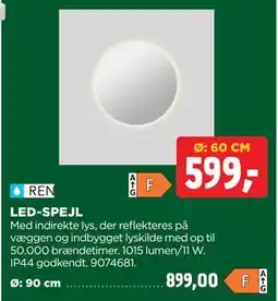 jem & fix LED-SPEJL tilbud