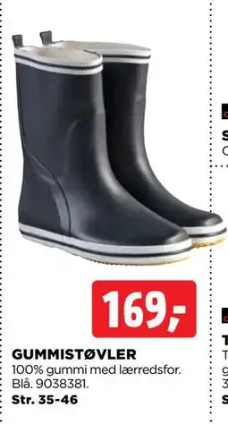 jem & fix GUMMISTØVLER tilbud