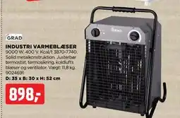 jem & fix INDUSTRI VARMEBLÆSER tilbud