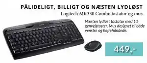 Logitech MK330 Combo tastatur og mus