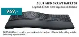 CBC Logitech ERGO K860 ergonomisk tastatur tilbud