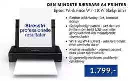 CBC Epson WorkForce WF-110W blækprinter tilbud