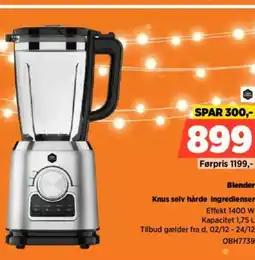 Power Blender Knus selv hårde ingredienser tilbud