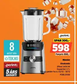 Power Point blender glaskande point tilbud