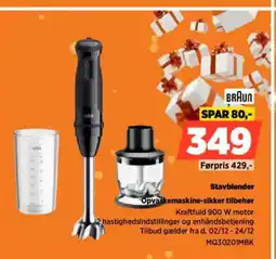 Power Stavblender Opvaskemaskine-sikker tilbehør BRAUN SPAR 80,- tilbud