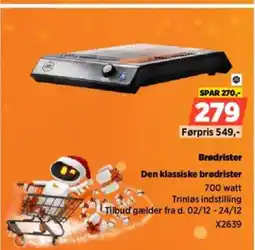 Power Brødrister Den klassiske brødrister tilbud