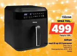 Power Tristar airfryer lav mad til op til 9 personer tilbud
